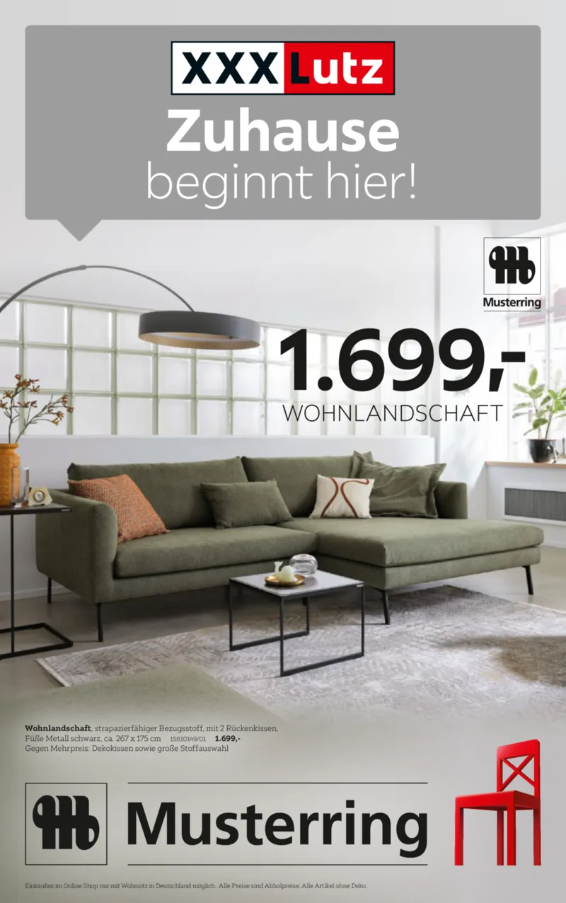 XXXLutz Prospekt vom 08.08.2026, Seite 1