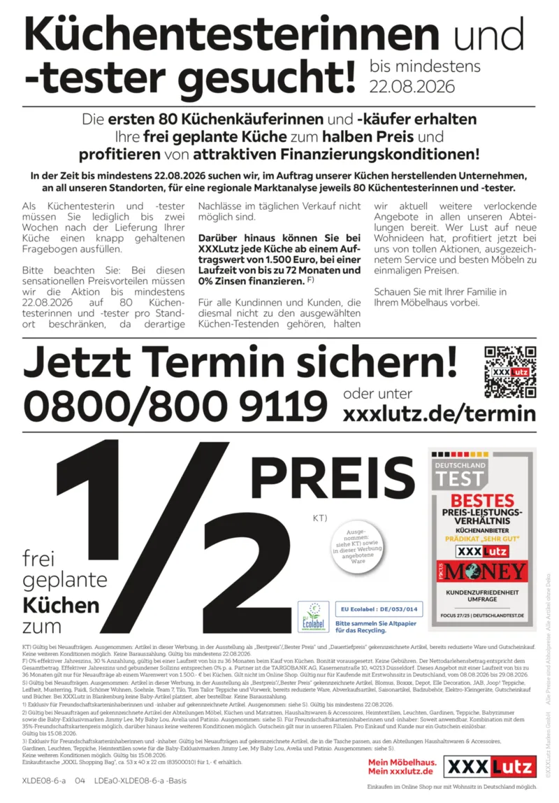 XXXLutz Prospekt vom 08.08.2026, Seite 4