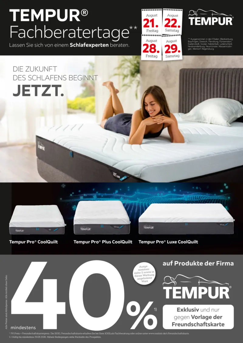 XXXLutz Prospekt vom 15.08.2026, Seite 1
