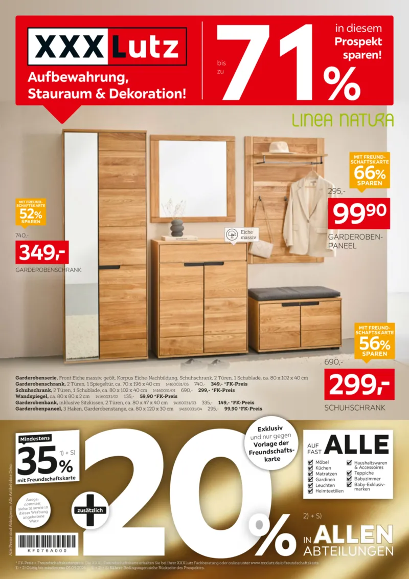 XXXLutz Prospekt vom 22.08.2026, Seite 1
