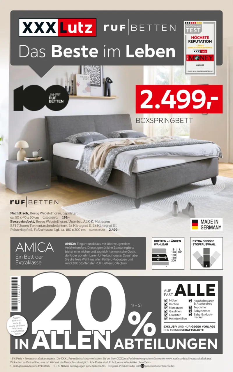 XXXLutz Prospekt vom 03.10.2026, Seite 1