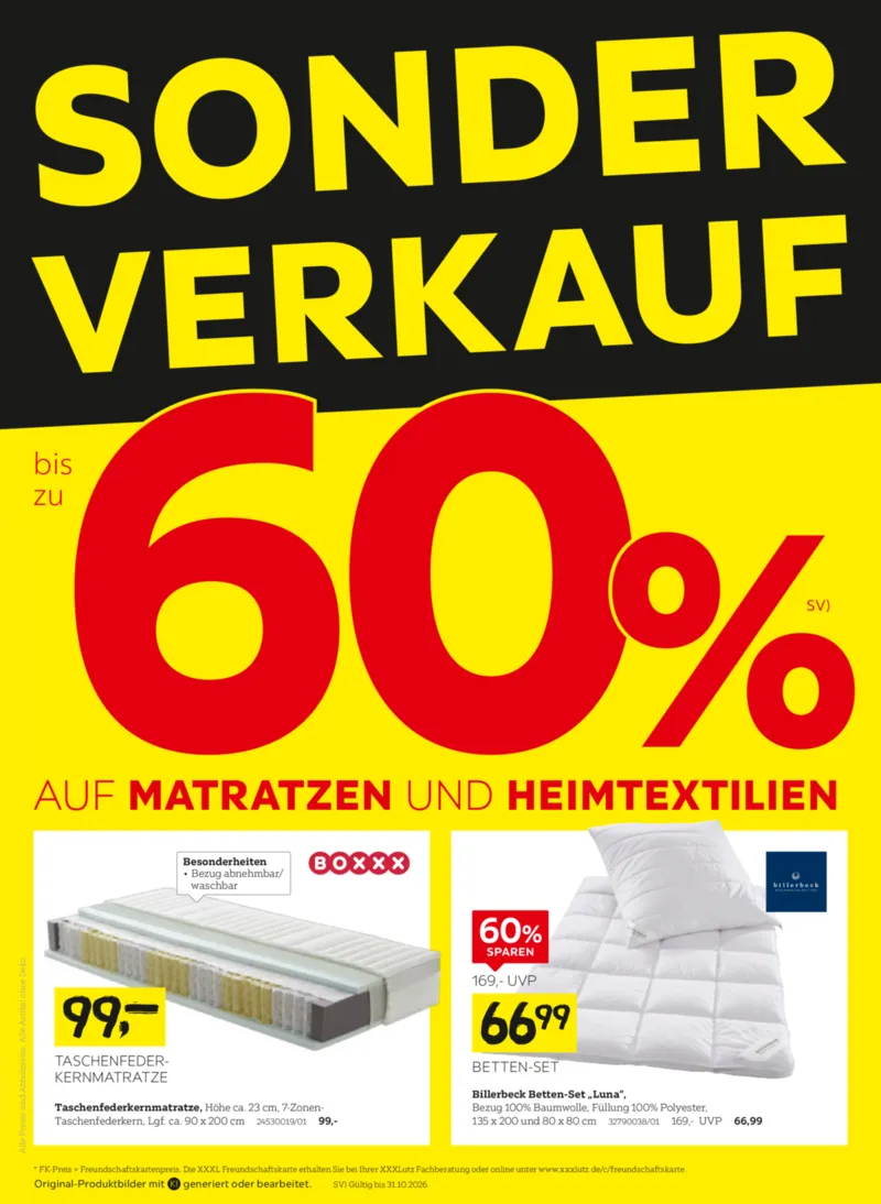 XXXLutz Prospekt vom 16.10.2026, Seite 1