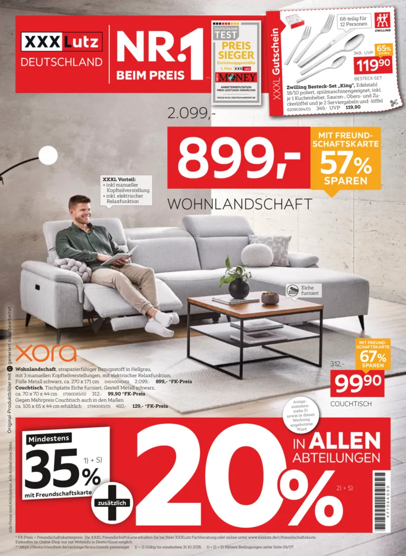 XXXLutz Prospekt vom 17.10.2026, Seite 1