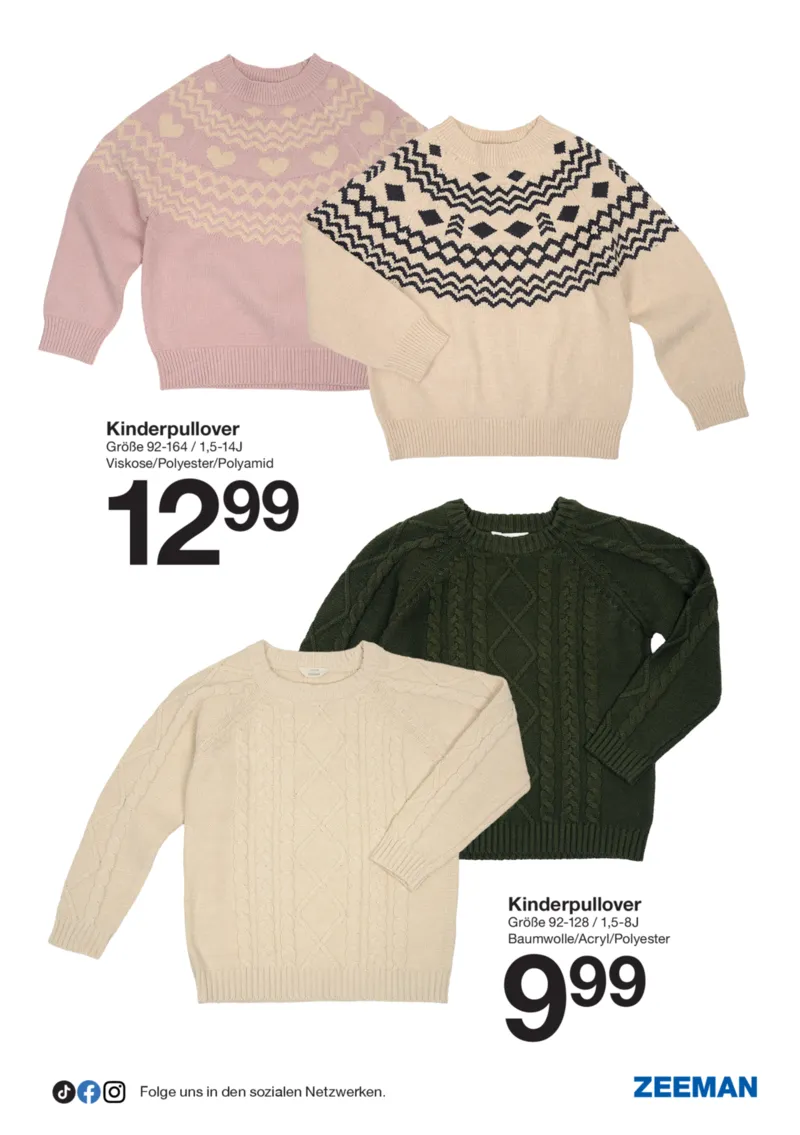 Zeeman Prospekt vom 11.10.2025, Seite 9 Zeeman Prospekt vom 11.10.2025, Seite 9