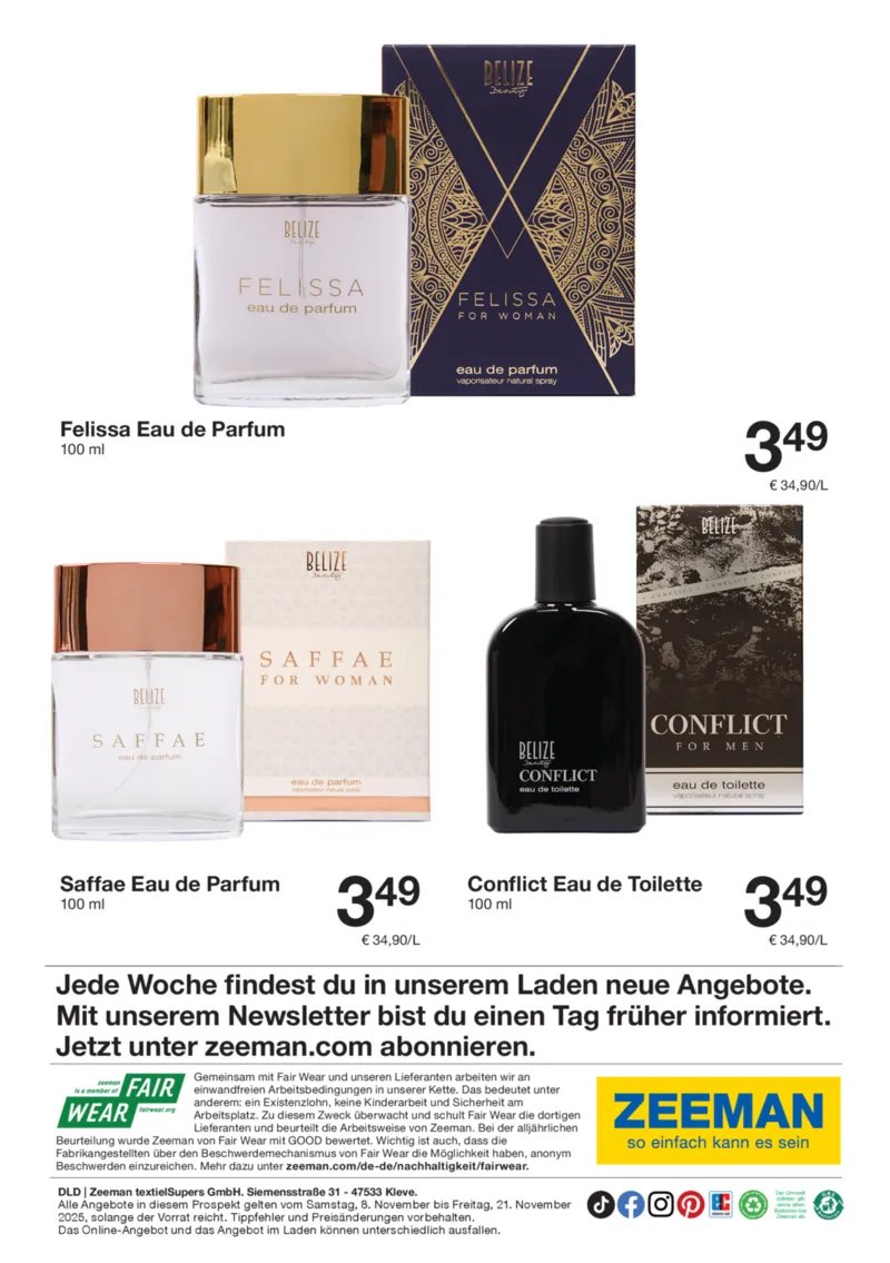 Zeeman Prospekt vom 08.11.2025, Seite 34