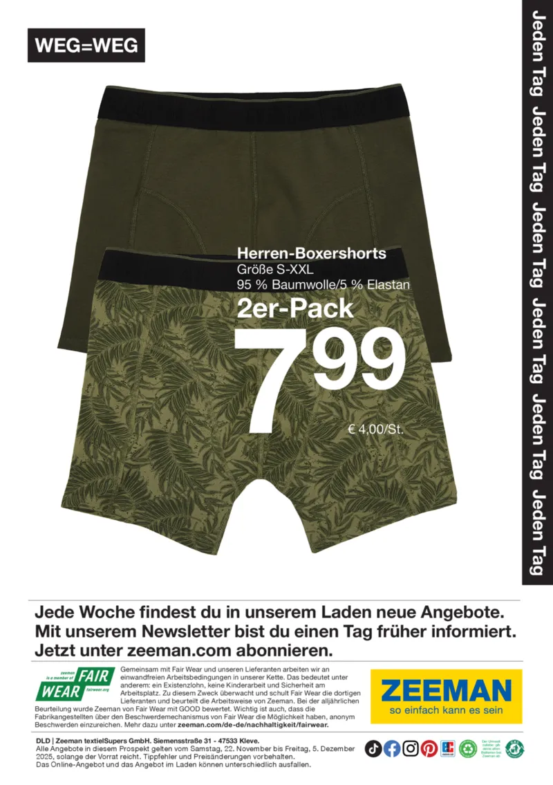 Zeeman Prospekt vom 22.11.2025, Seite 23