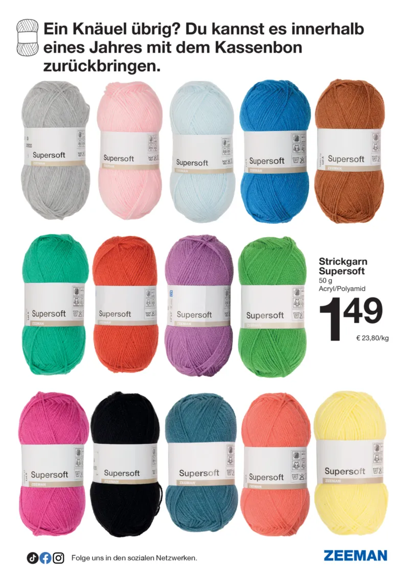 Zeeman Prospekt vom 28.02.2026, Seite 39