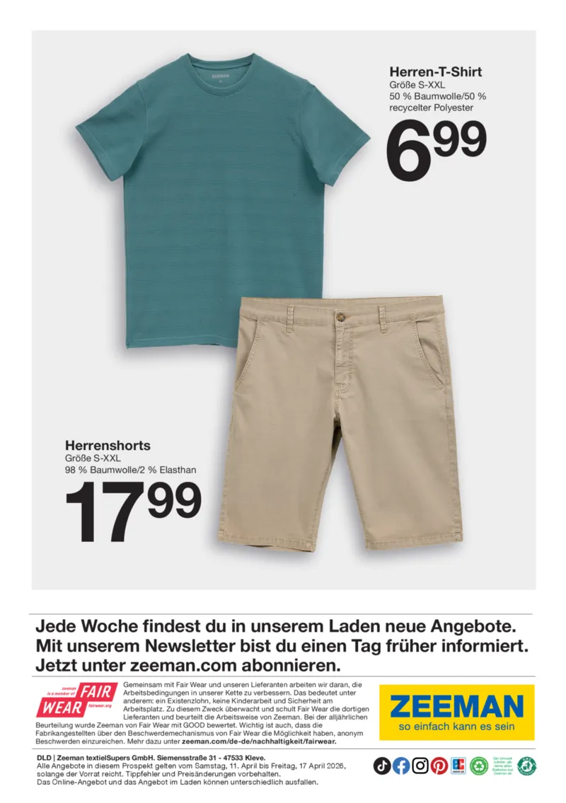 Zeeman Prospekt vom 11.04.2026, Seite 10