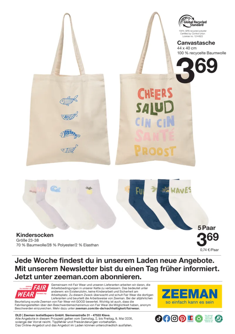 Zeeman Prospekt vom 02.05.2026, Seite 23