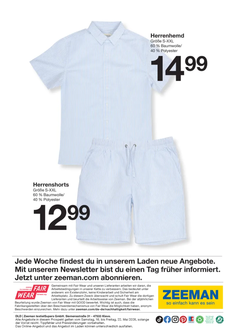 Zeeman Prospekt vom 16.05.2026, Seite 14