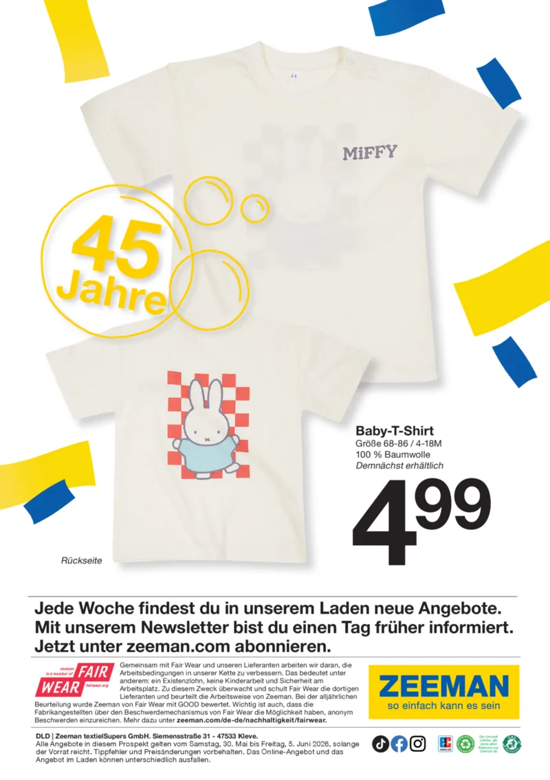 Zeeman Prospekt vom 30.05.2026, Seite 11