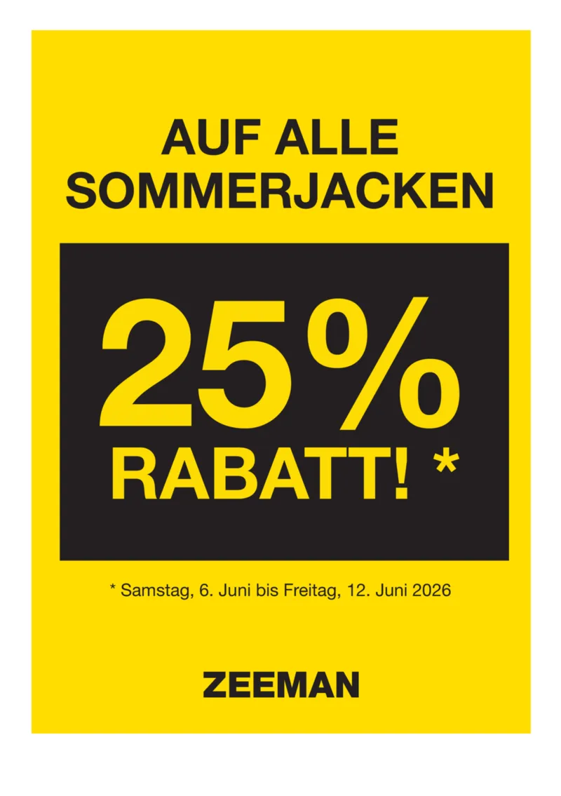 Zeeman Prospekt vom 06.06.2026, Seite 22