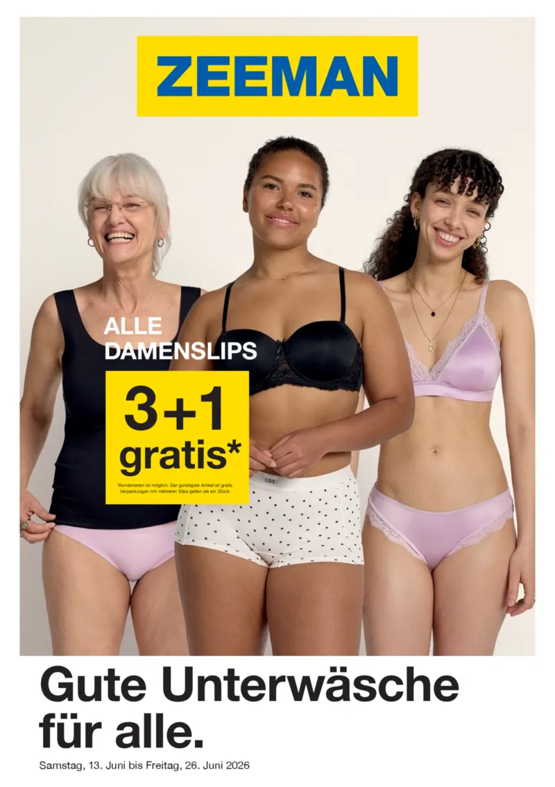 Zeeman Prospekt vom 13.06.2026, Seite 1