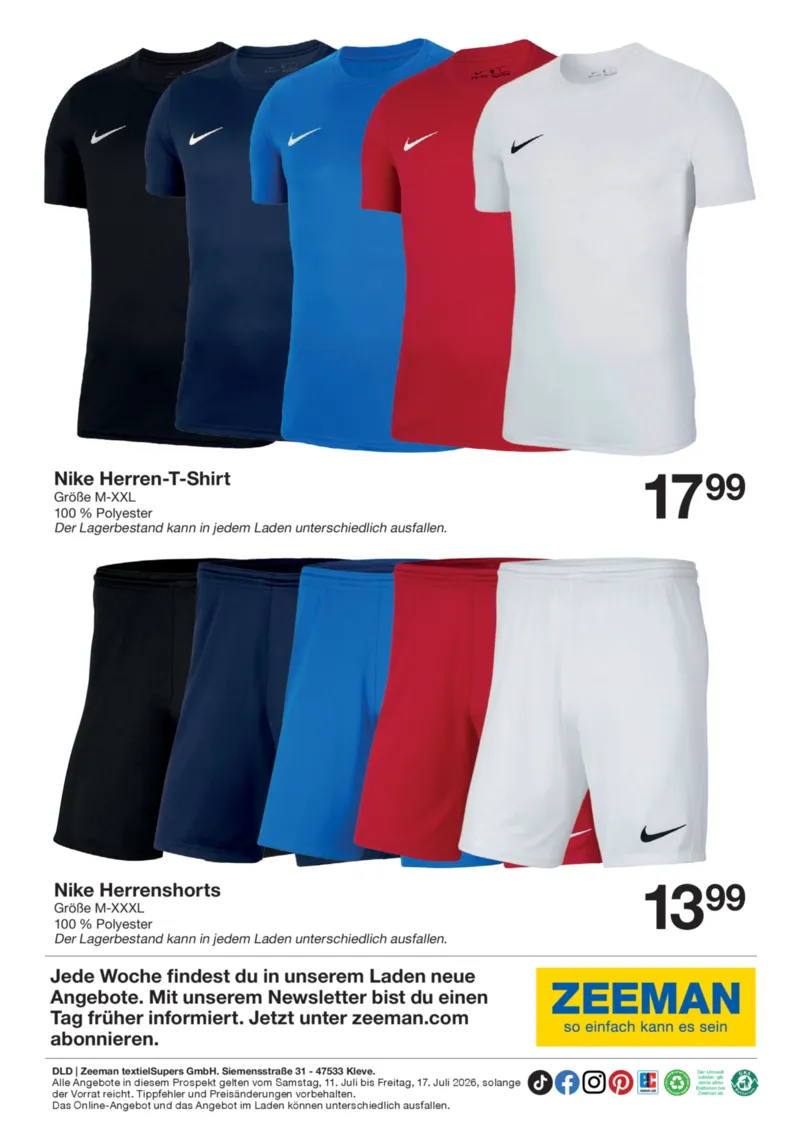 Zeeman Prospekt vom 11.07.2026, Seite 9