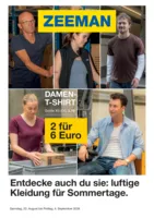 Zeeman Prospekt vom 22.08.2026