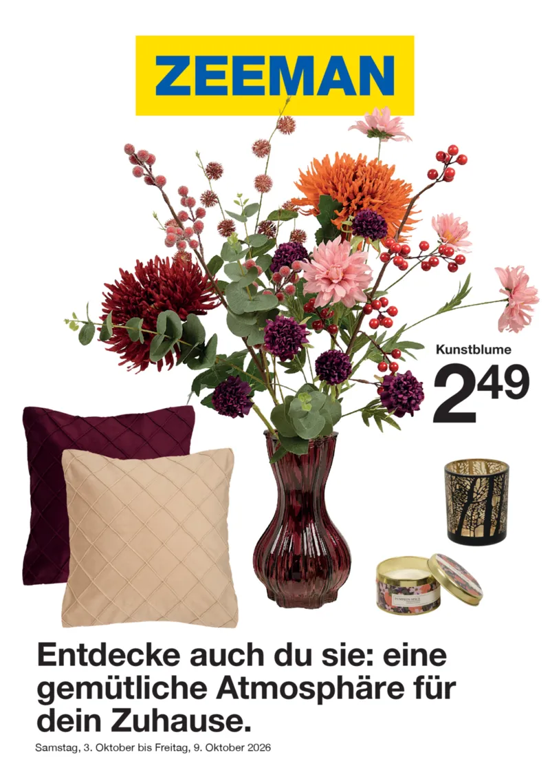 Zeeman Prospekt vom 03.10.2026, Seite 1