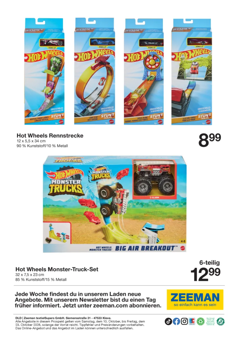 Zeeman Prospekt vom 10.10.2026, Seite 18