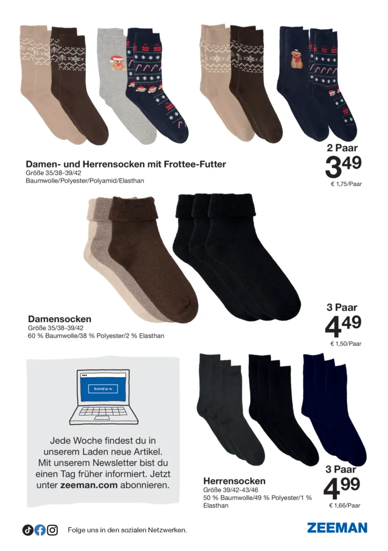 Zeeman Prospekt vom 24.10.2026, Seite 19