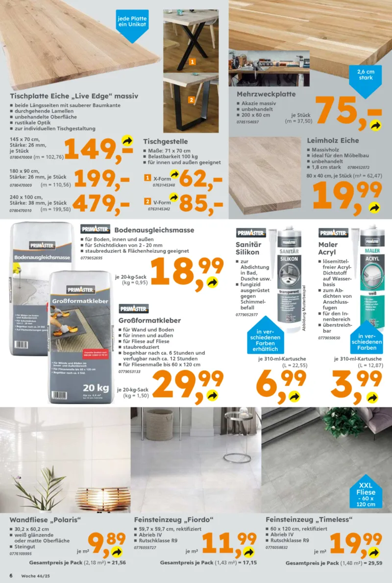 Globus Baumarkt Prospekt vom 10.11.2025, Seite 6