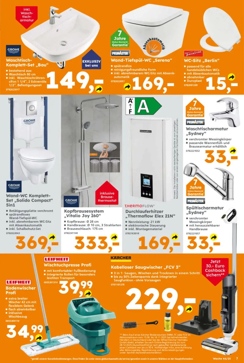 Globus Baumarkt Prospekt vom 10.11.2025, Seite 7