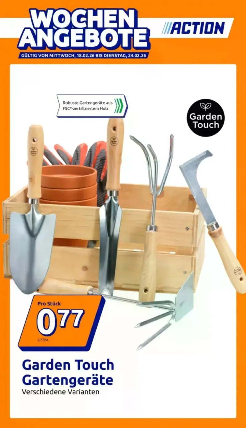 Action Prospekt vom 18.02.2026, Seite 1