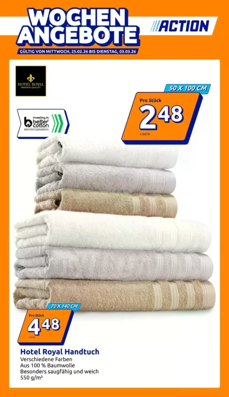 Action Prospekt vom 25.02.2026, Seite 1