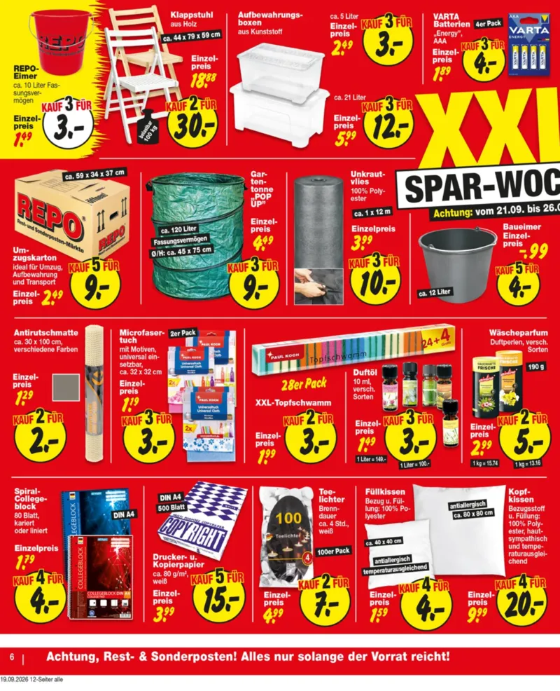 REPO-Markt Prospekt vom 21.09.2026, Seite 6