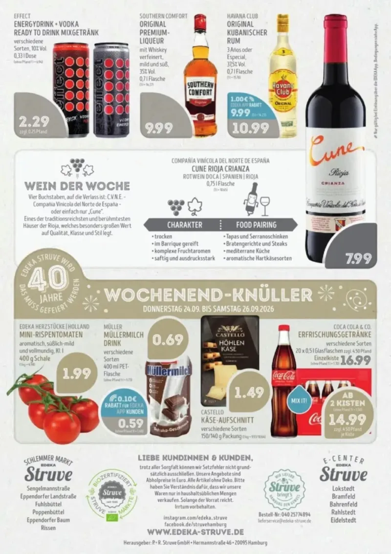 Edeka Struve Prospekt vom 21.09.2026, Seite 16