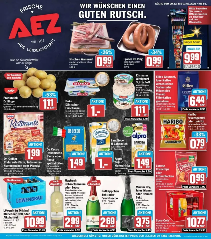 AEZ Prospekt vom 29.12.2025, Seite 1