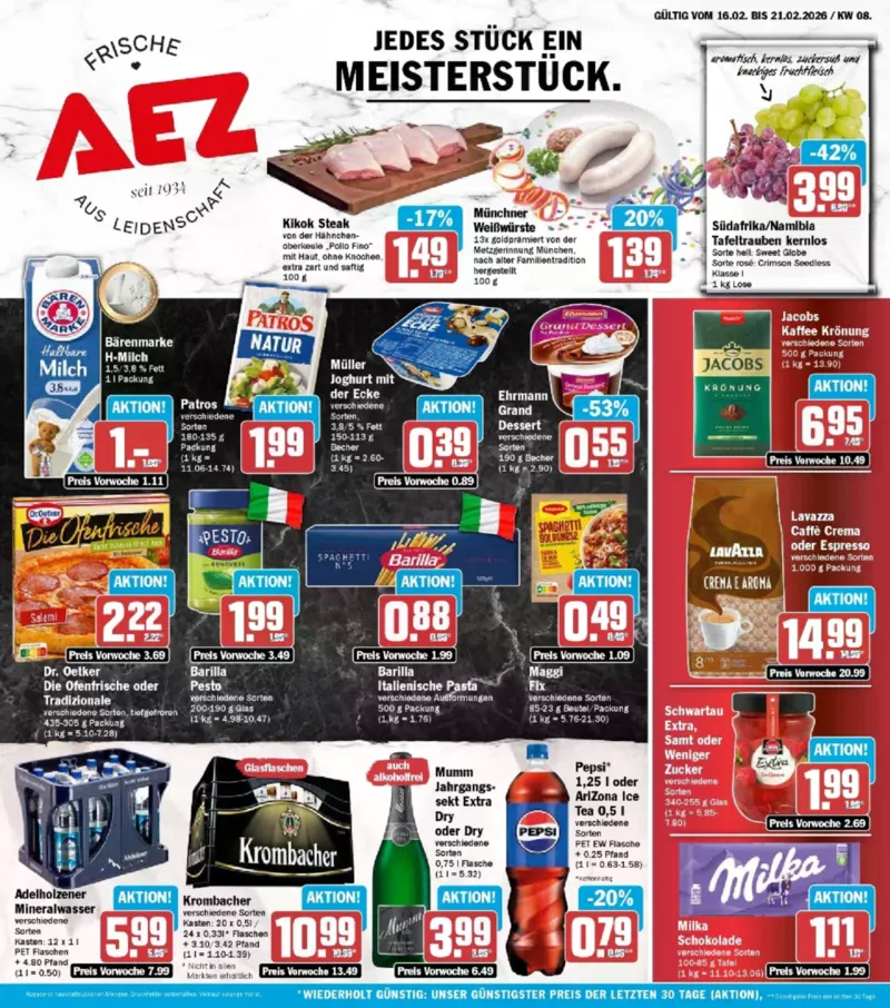 AEZ Prospekt vom 16.02.2026, Seite 1