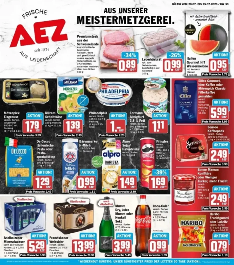 AEZ Prospekt vom 20.07.2026, Seite 1