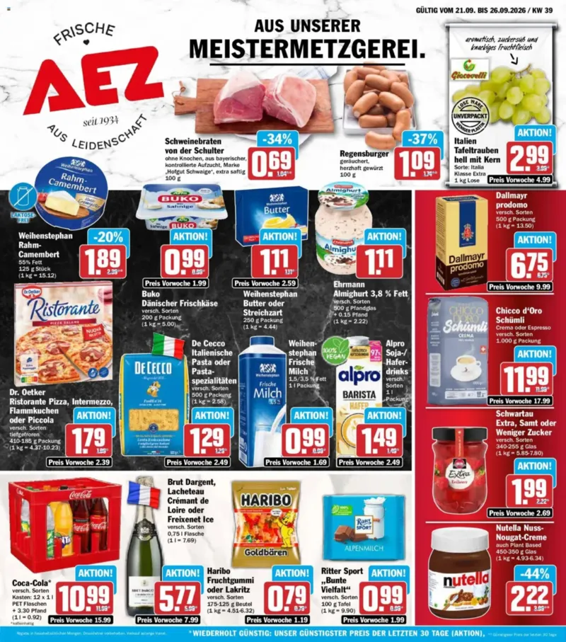 AEZ Prospekt vom 21.09.2026, Seite 1