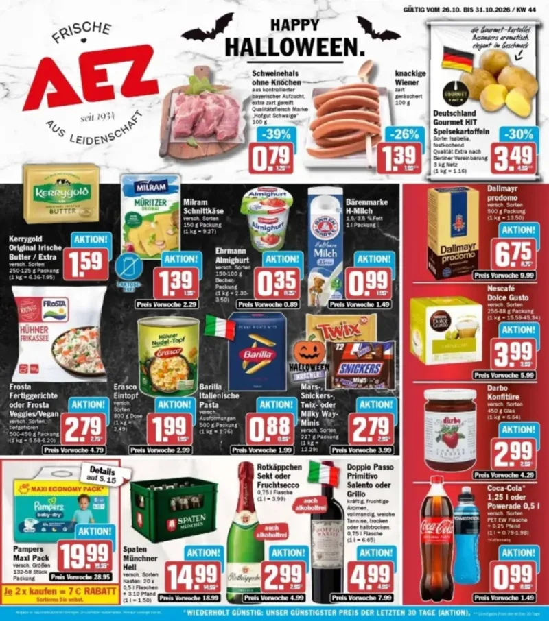 AEZ Prospekt vom 26.10.2026, Seite 1