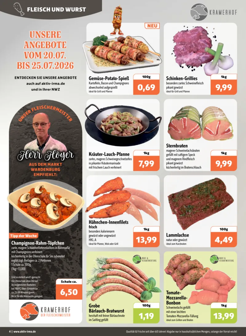 aktiv & irma Prospekt vom 20.07.2026, Seite 4