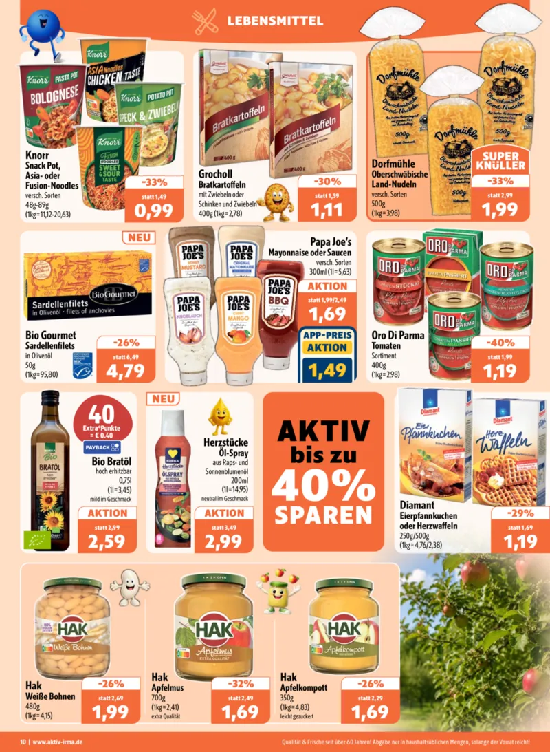 aktiv & irma Prospekt vom 27.07.2026, Seite 10