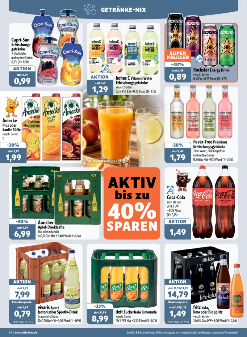 aktiv & irma Prospekt vom 28.09.2026, Seite 14