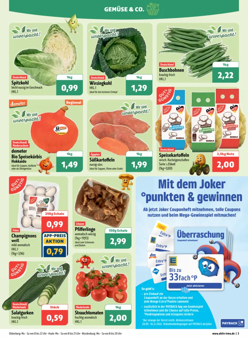 aktiv & irma Prospekt vom 28.09.2026, Seite 3