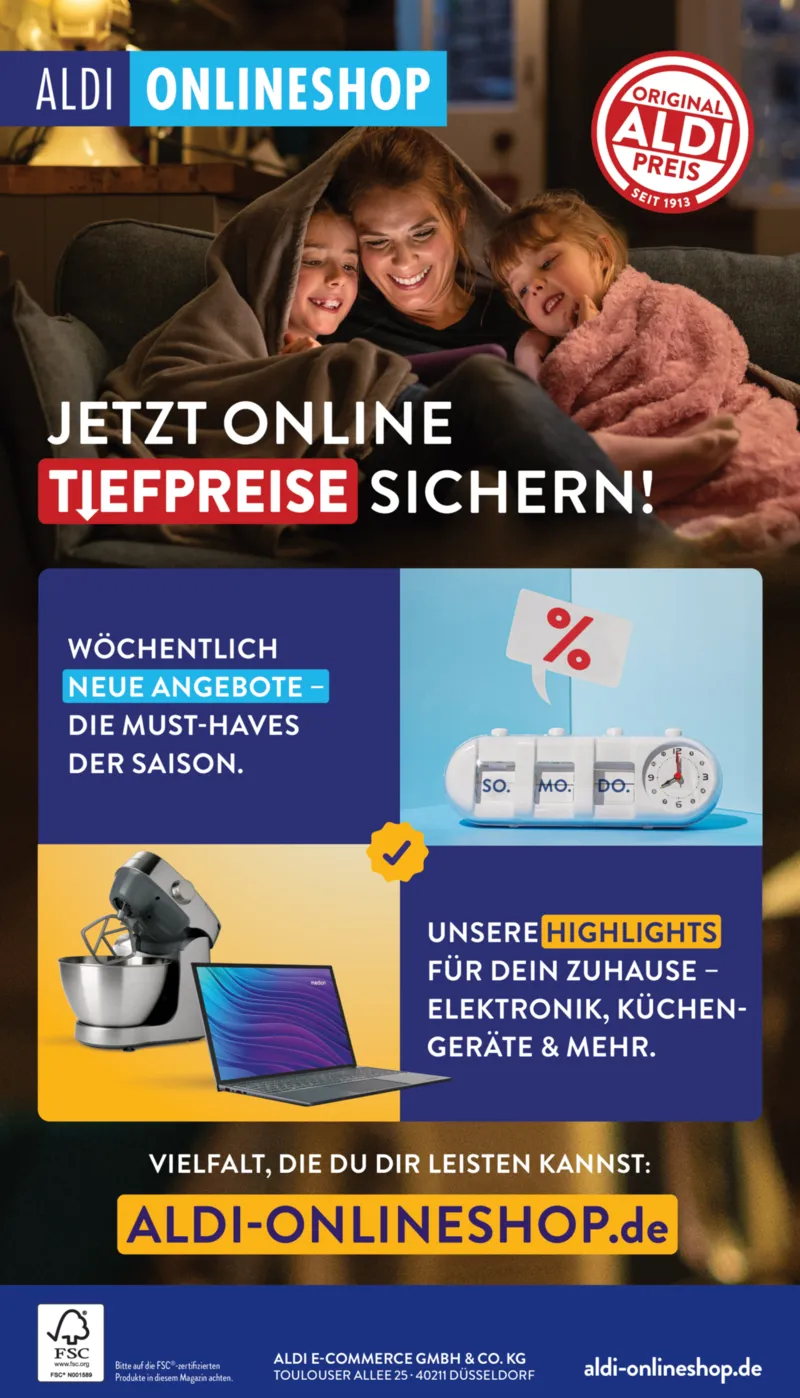 ALDI Onlineshop Prospekt vom 24.02.2025, Seite 1