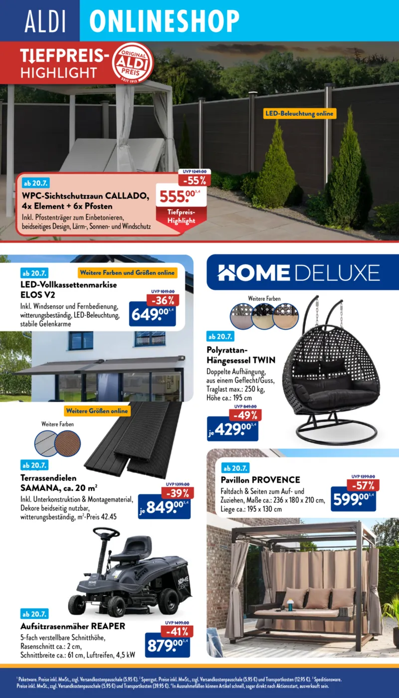 ALDI Onlineshop Prospekt vom 21.07.2025, Seite 2