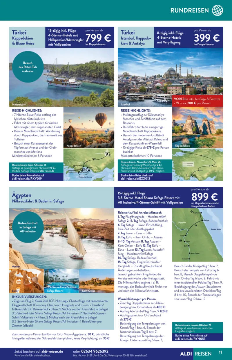 ALDI Reisen Prospekt vom 01.11.2025, Seite 11