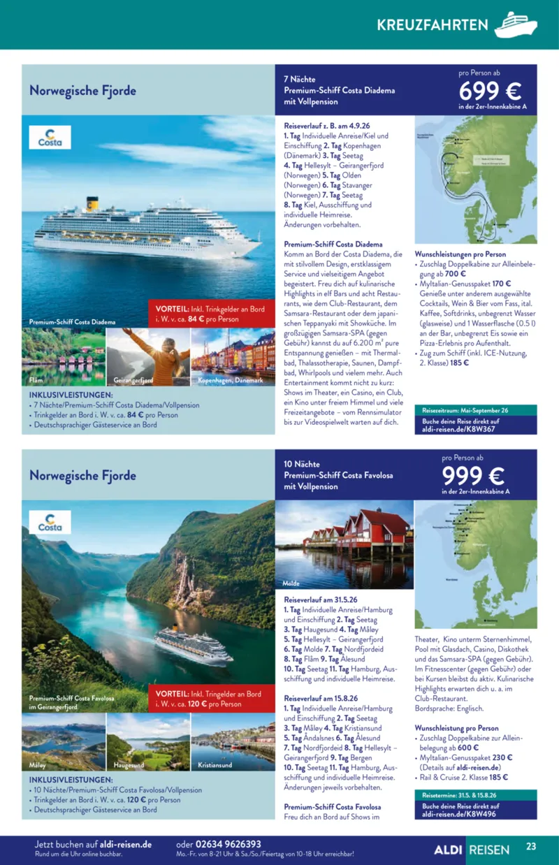 ALDI Reisen Prospekt vom 01.11.2025, Seite 23