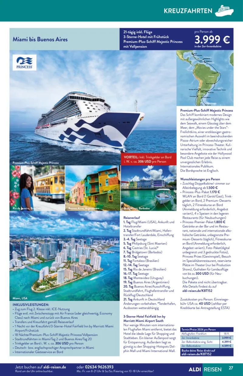 ALDI Reisen Prospekt vom 01.11.2025, Seite 27