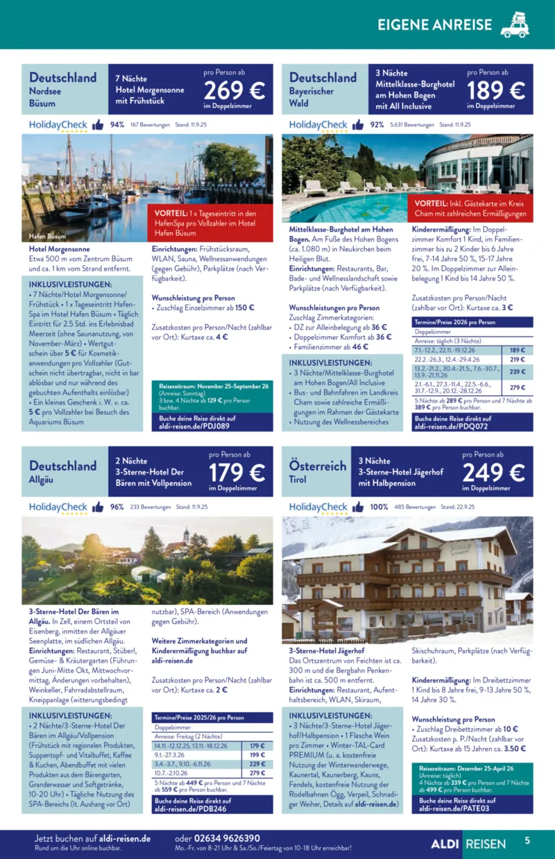 ALDI Reisen Prospekt vom 01.11.2025, Seite 5
