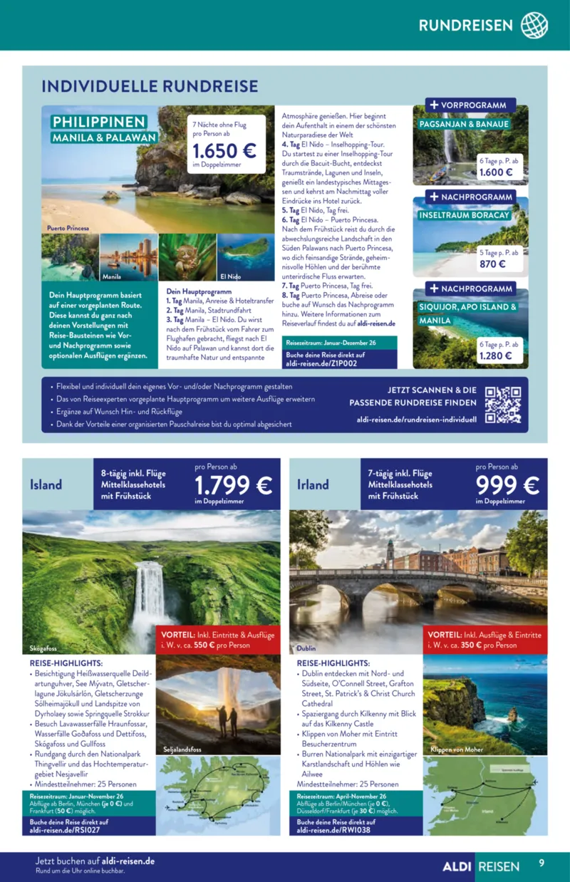 ALDI Reisen Prospekt vom 01.11.2025, Seite 9
