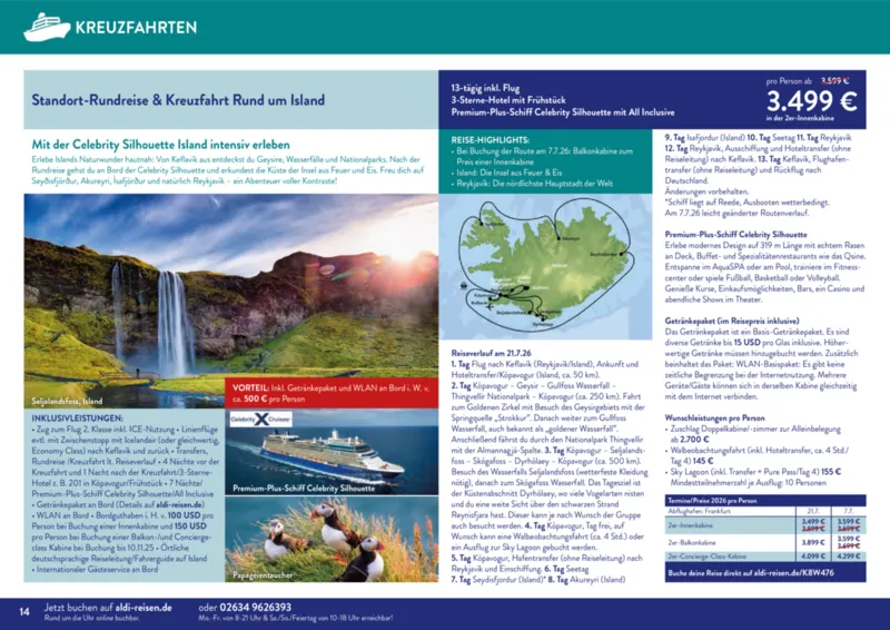 ALDI Reisen Prospekt vom 01.11.2025, Seite 14