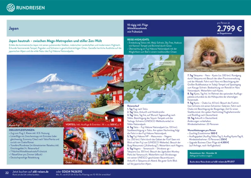 ALDI Reisen Prospekt vom 01.11.2025, Seite 22