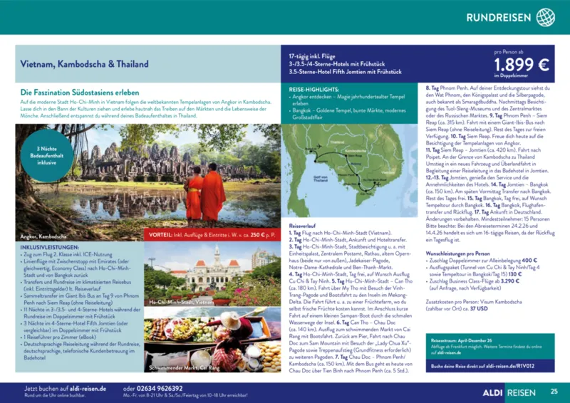 ALDI Reisen Prospekt vom 01.11.2025, Seite 25