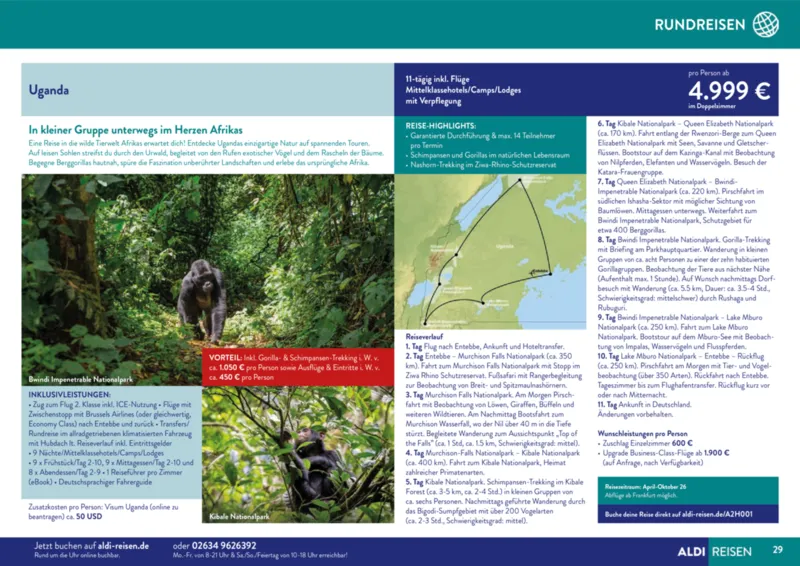 ALDI Reisen Prospekt vom 01.11.2025, Seite 29