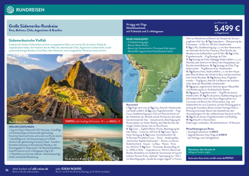 ALDI Reisen Prospekt vom 01.11.2025, Seite 36