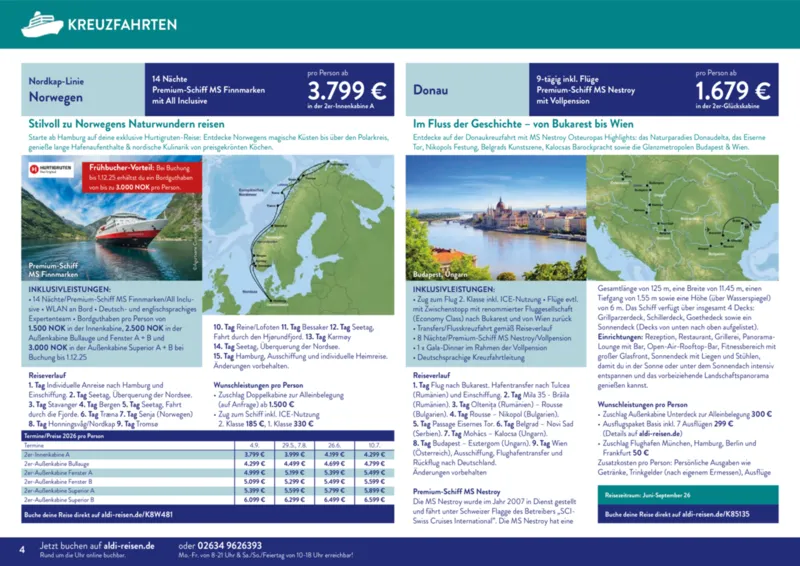 ALDI Reisen Prospekt vom 01.11.2025, Seite 4